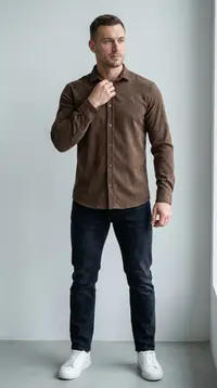 Рубашка мужская | Длинный рукав view 1