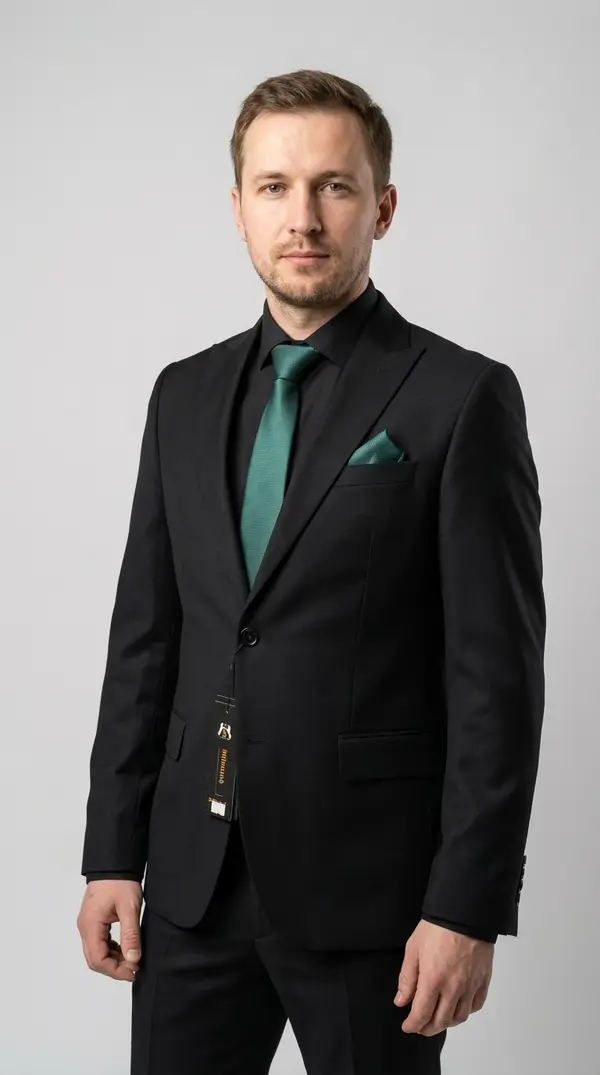 Мужской классический костюм (Пиджак + Жилетка)