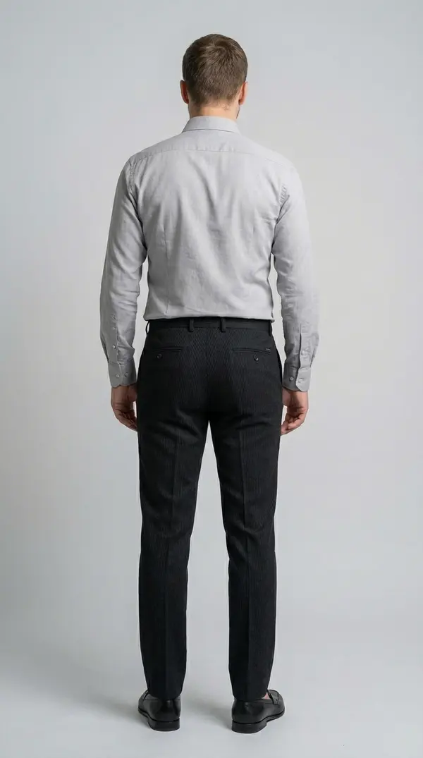 Мужские брюки в тонкую полоску (Charcoal Pinstripe)