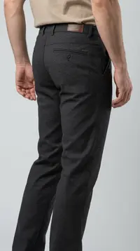Мужские фактурные брюки (Anthracite Microgrid) view 2